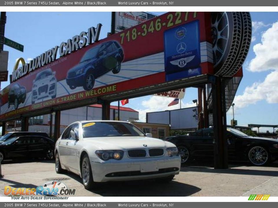 2005 BMW 7 Series 745Li Sedan Alpine White / Black/Black Photo #1