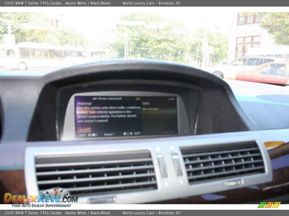 2005 BMW 7 Series 745Li Sedan Alpine White / Black/Black Photo #9