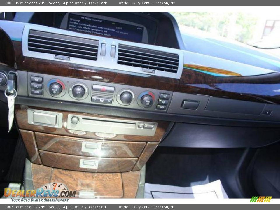 2005 BMW 7 Series 745Li Sedan Alpine White / Black/Black Photo #11