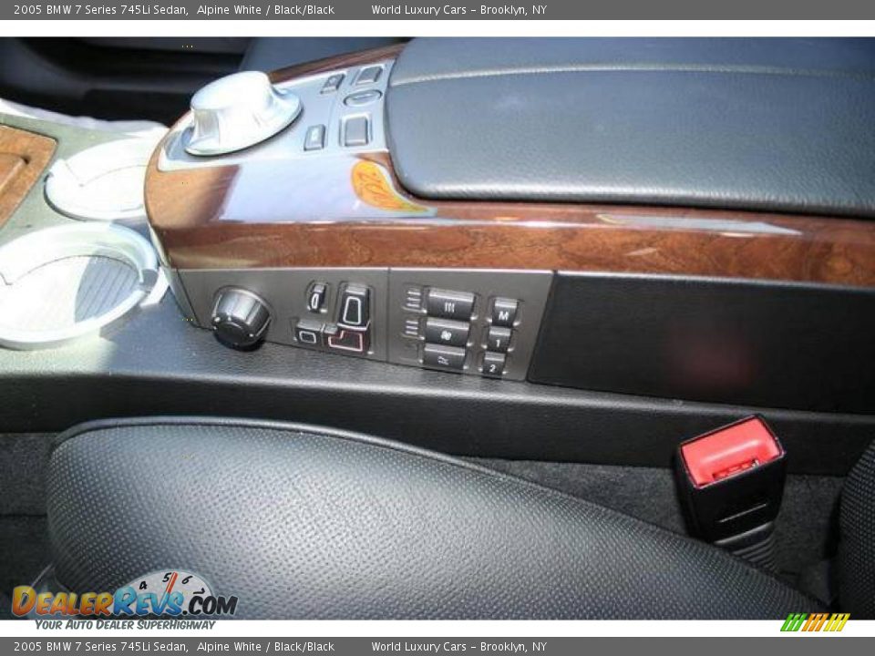 2005 BMW 7 Series 745Li Sedan Alpine White / Black/Black Photo #13