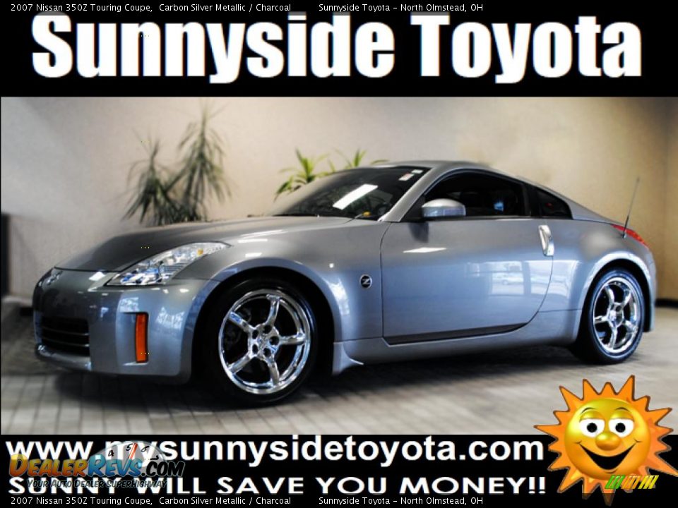 2007 Nissan 350Z Touring Coupe Carbon Silver Metallic / Charcoal Photo #1