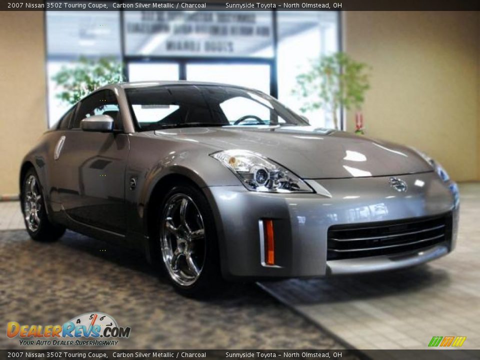 2007 Nissan 350Z Touring Coupe Carbon Silver Metallic / Charcoal Photo #4