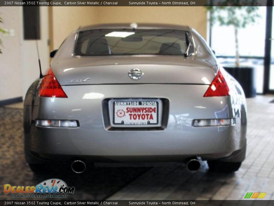 2007 Nissan 350Z Touring Coupe Carbon Silver Metallic / Charcoal Photo #7