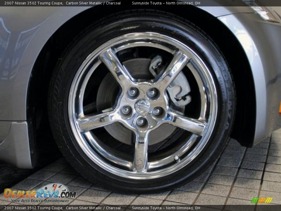 2007 Nissan 350Z Touring Coupe Carbon Silver Metallic / Charcoal Photo #8