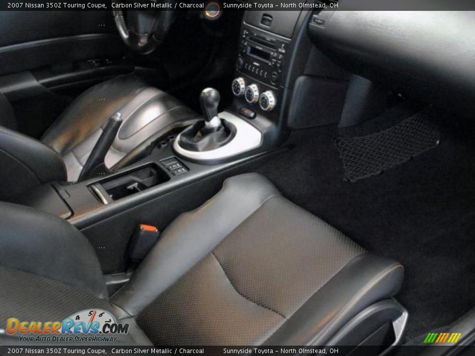 2007 Nissan 350Z Touring Coupe Carbon Silver Metallic / Charcoal Photo #11