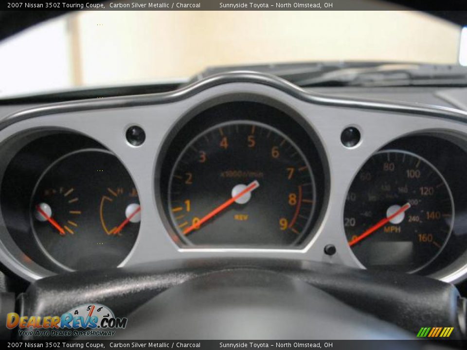 2007 Nissan 350Z Touring Coupe Carbon Silver Metallic / Charcoal Photo #13