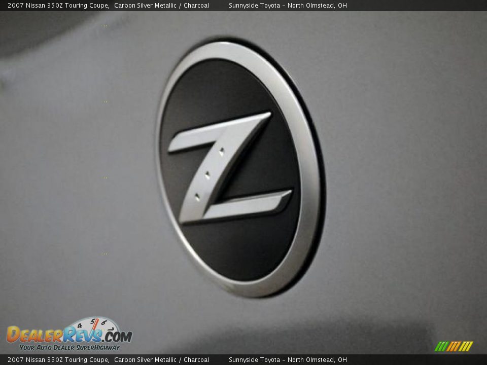 2007 Nissan 350Z Touring Coupe Carbon Silver Metallic / Charcoal Photo #19