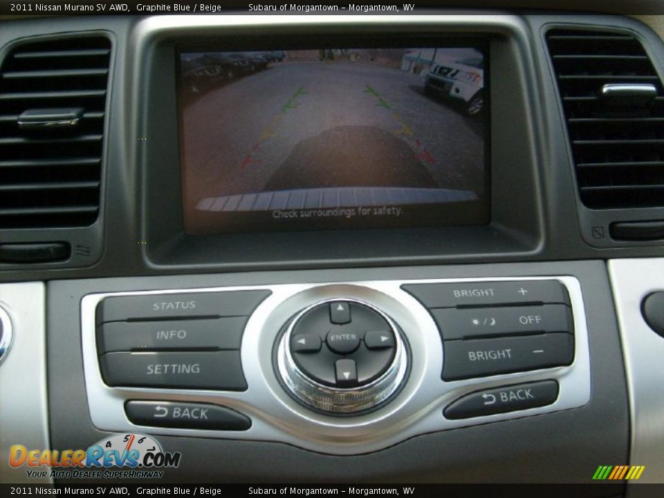 2011 Nissan Murano SV AWD Graphite Blue / Beige Photo #5