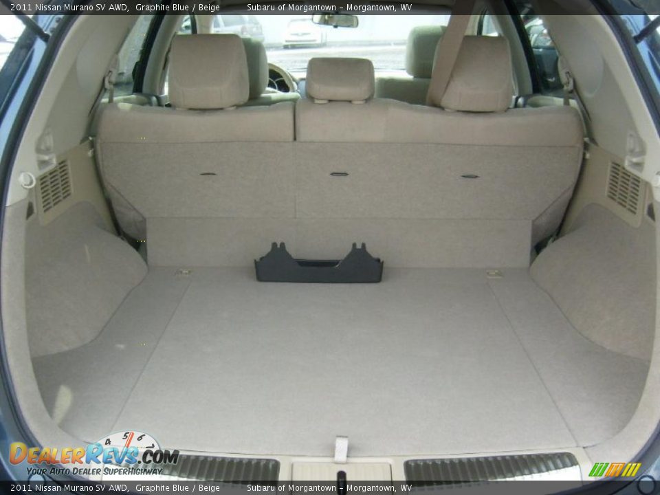2011 Nissan Murano SV AWD Graphite Blue / Beige Photo #15