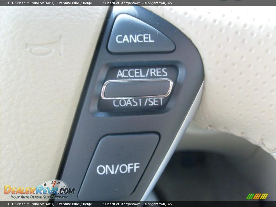 2011 Nissan Murano SV AWD Graphite Blue / Beige Photo #18