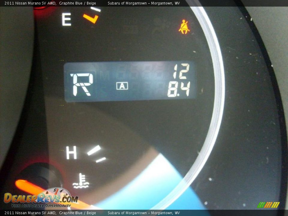 2011 Nissan Murano SV AWD Graphite Blue / Beige Photo #20