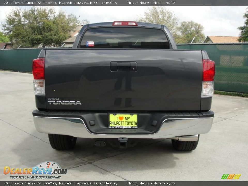 2011 Toyota Tundra TSS CrewMax Magnetic Gray Metallic / Graphite Gray Photo #4