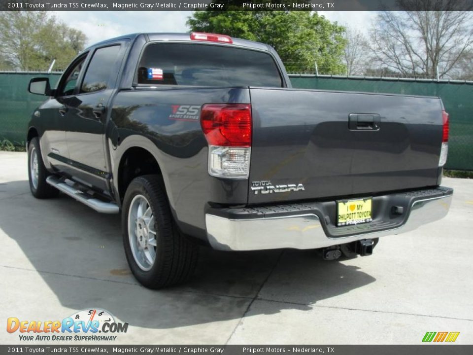 2011 Toyota Tundra TSS CrewMax Magnetic Gray Metallic / Graphite Gray Photo #5