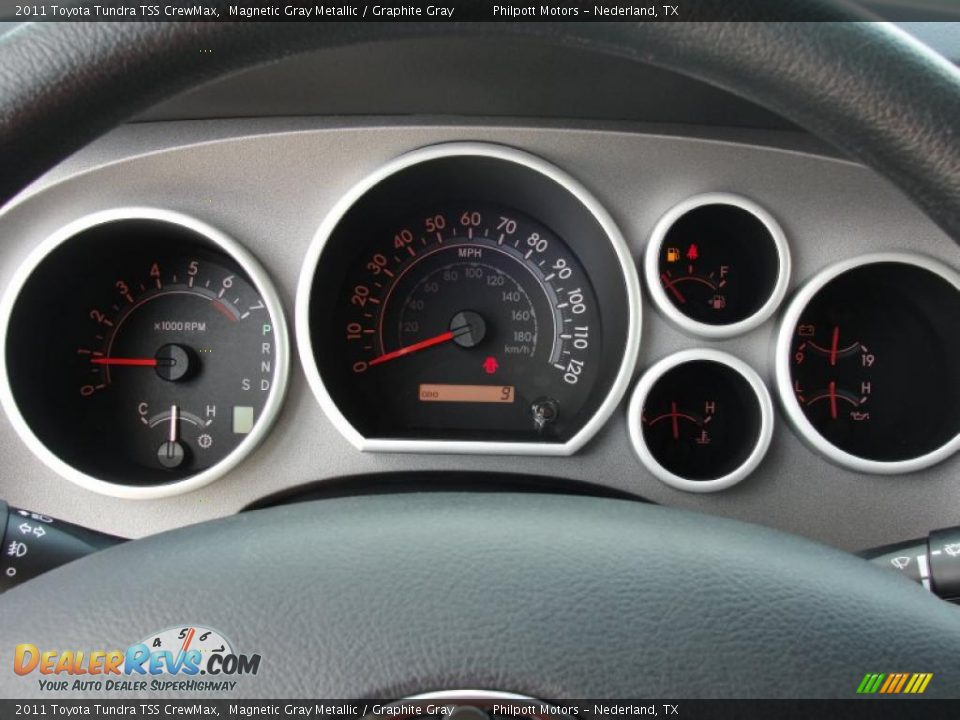 2011 Toyota Tundra TSS CrewMax Gauges Photo #35