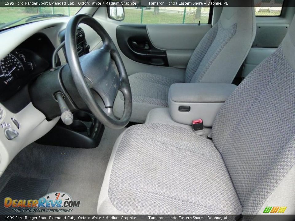 Medium Graphite Interior - 1999 Ford Ranger Sport Extended Cab Photo #12