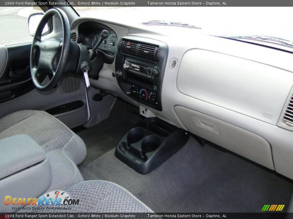 Medium Graphite Interior - 1999 Ford Ranger Sport Extended Cab Photo #22