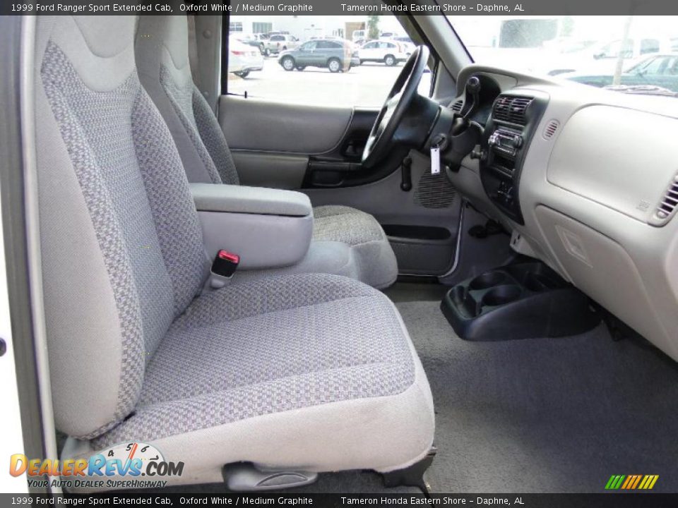 Medium Graphite Interior - 1999 Ford Ranger Sport Extended Cab Photo #24