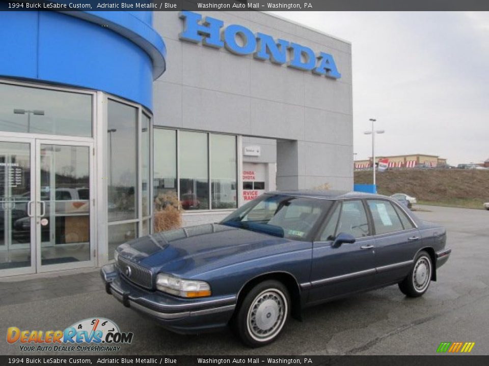 1994 Buick LeSabre Custom Adriatic Blue Metallic / Blue Photo #1
