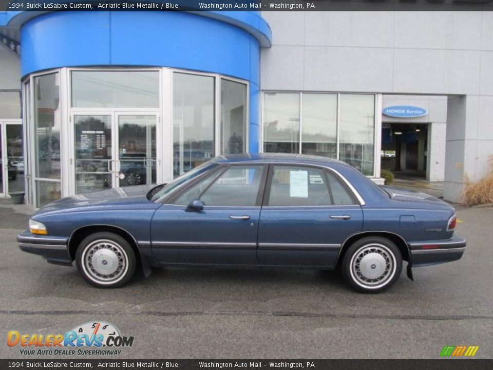1994 Buick LeSabre Custom Adriatic Blue Metallic / Blue Photo #3