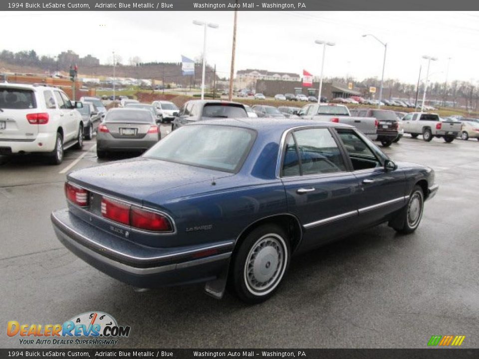 1994 Buick LeSabre Custom Adriatic Blue Metallic / Blue Photo #7