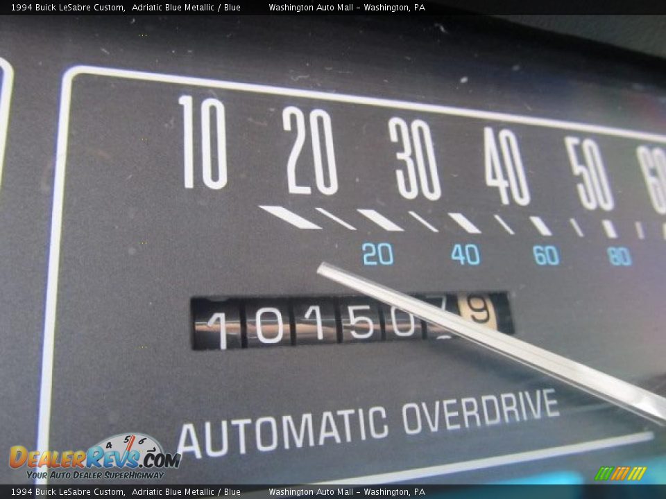 1994 Buick LeSabre Custom Adriatic Blue Metallic / Blue Photo #20