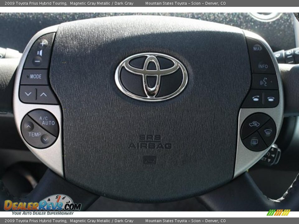2009 Toyota Prius Hybrid Touring Magnetic Gray Metallic / Dark Gray Photo #16