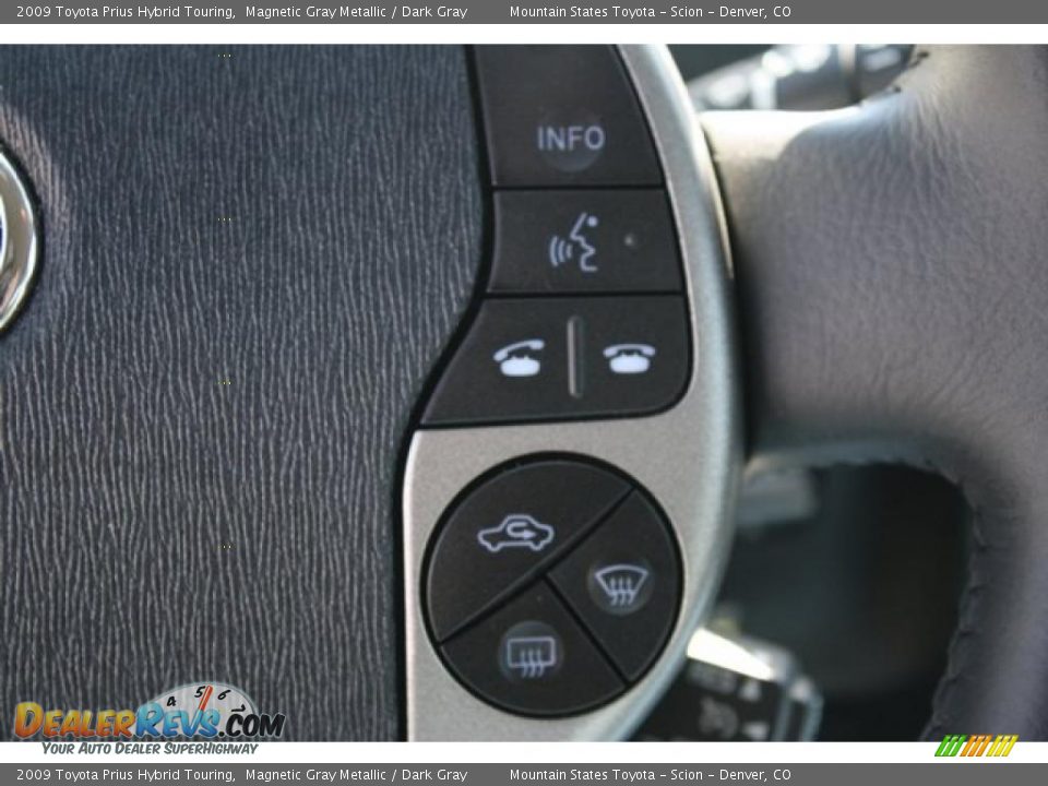 2009 Toyota Prius Hybrid Touring Magnetic Gray Metallic / Dark Gray Photo #18