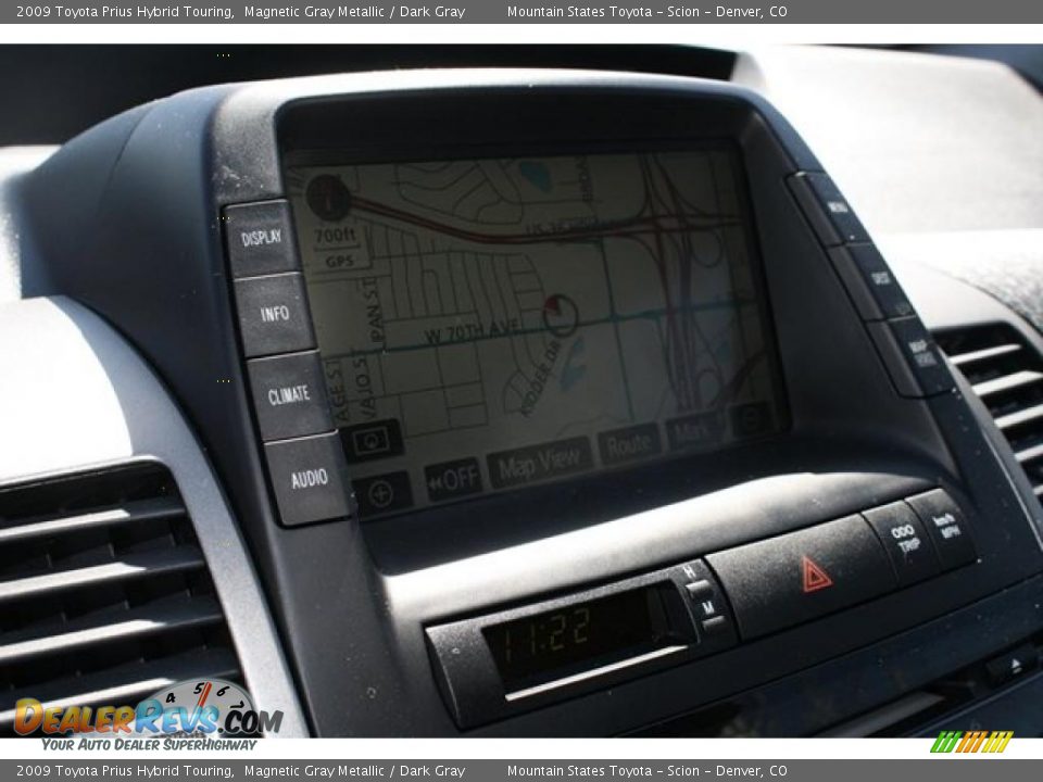 2009 Toyota Prius Hybrid Touring Magnetic Gray Metallic / Dark Gray Photo #20