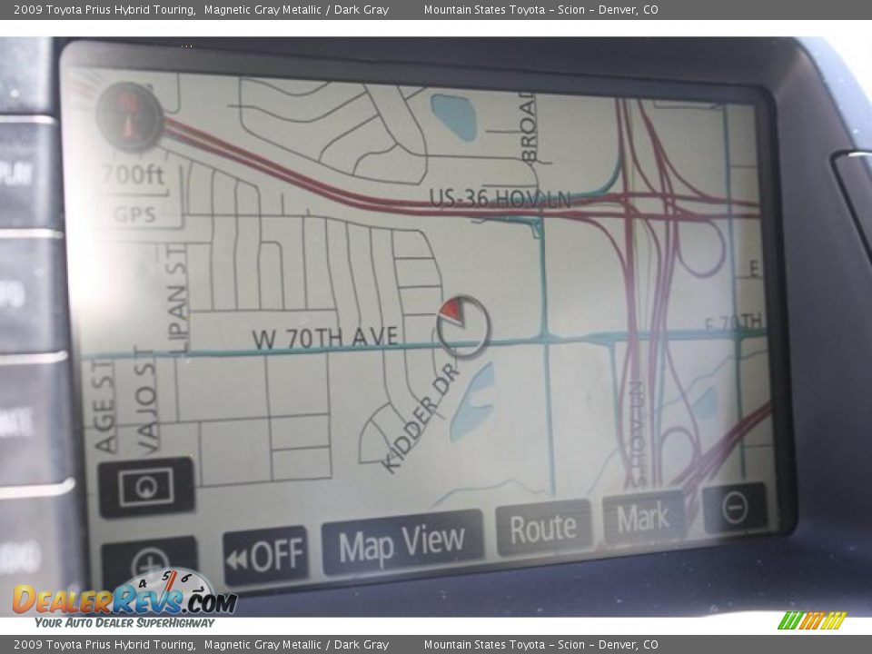 2009 Toyota Prius Hybrid Touring Magnetic Gray Metallic / Dark Gray Photo #22