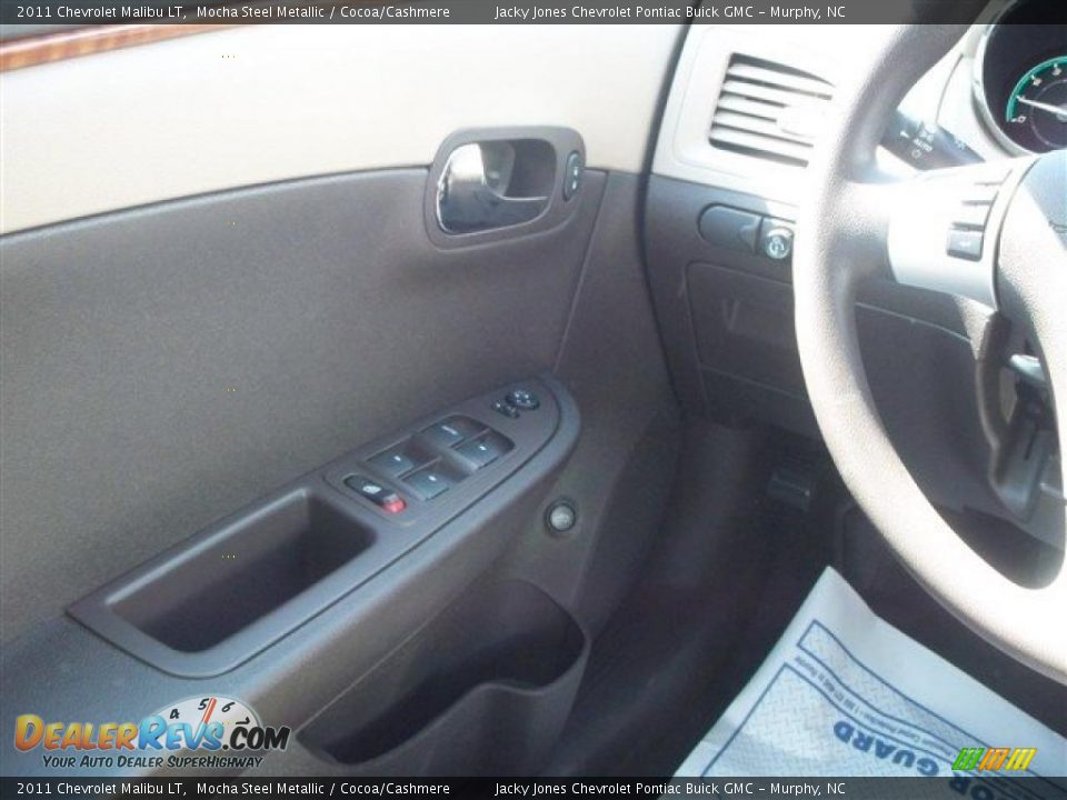 2011 Chevrolet Malibu LT Mocha Steel Metallic / Cocoa/Cashmere Photo #16