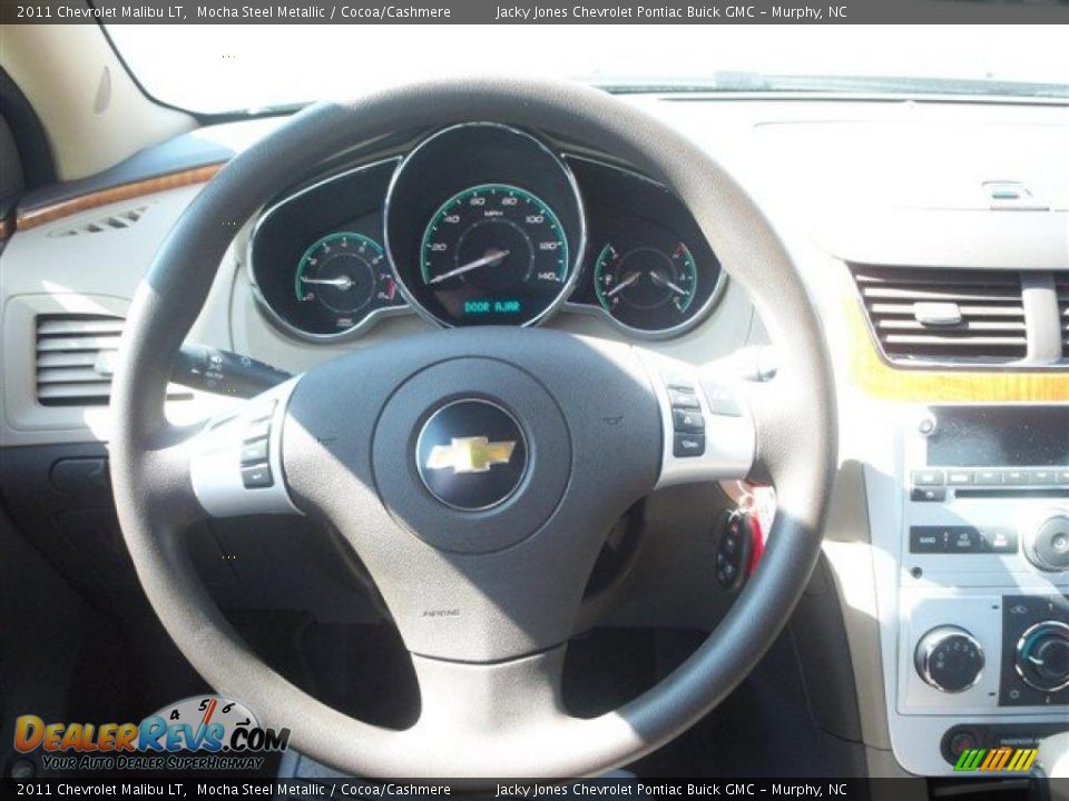 2011 Chevrolet Malibu LT Mocha Steel Metallic / Cocoa/Cashmere Photo #17
