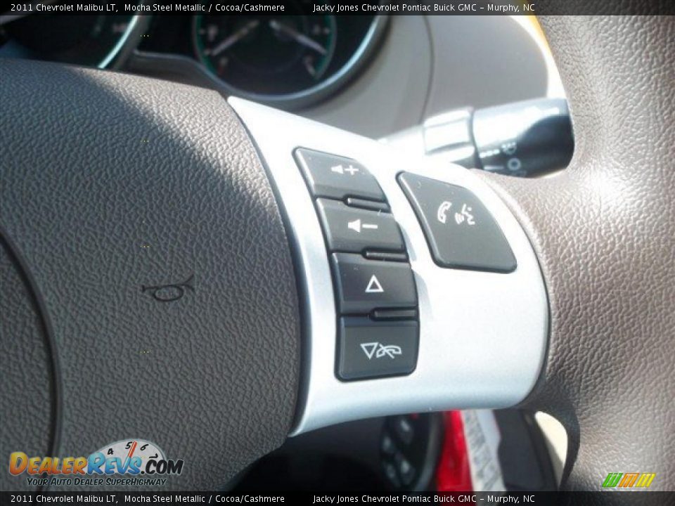 2011 Chevrolet Malibu LT Mocha Steel Metallic / Cocoa/Cashmere Photo #22