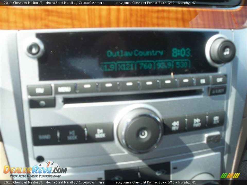 2011 Chevrolet Malibu LT Mocha Steel Metallic / Cocoa/Cashmere Photo #23
