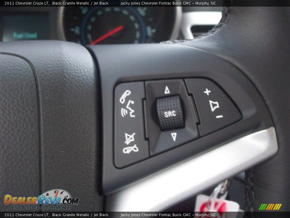 2011 Chevrolet Cruze LT Black Granite Metallic / Jet Black Photo #22