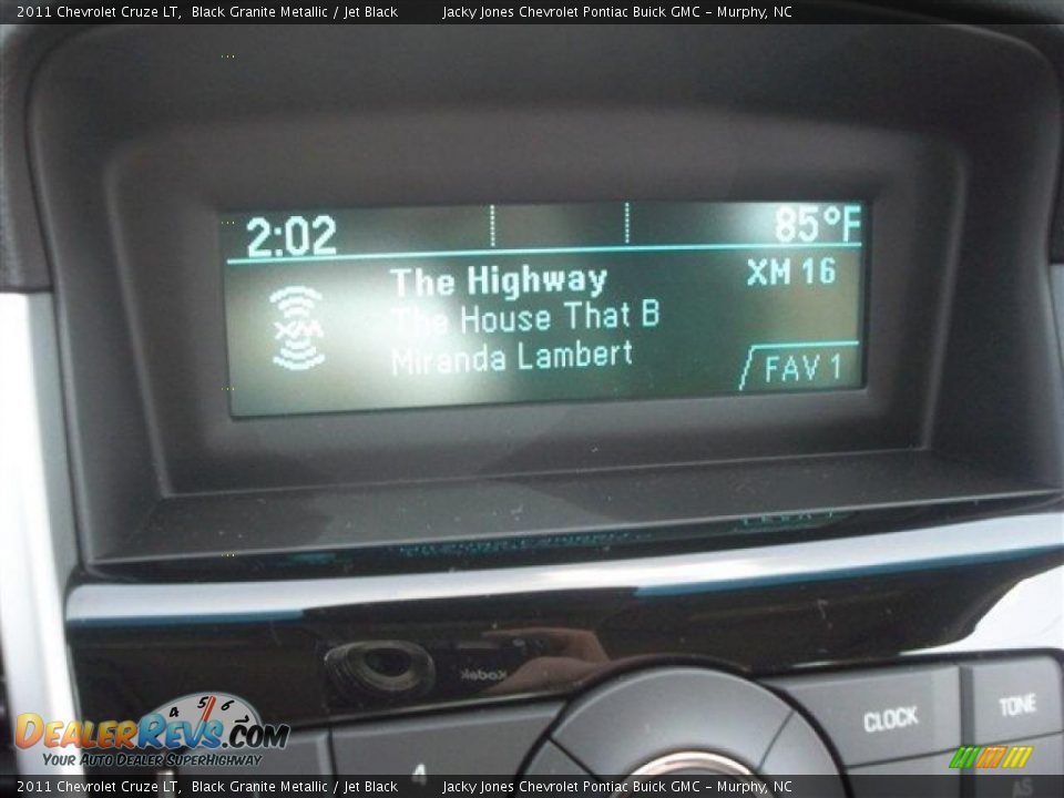 2011 Chevrolet Cruze LT Black Granite Metallic / Jet Black Photo #23