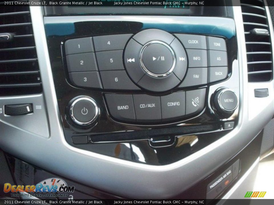 2011 Chevrolet Cruze LT Black Granite Metallic / Jet Black Photo #24