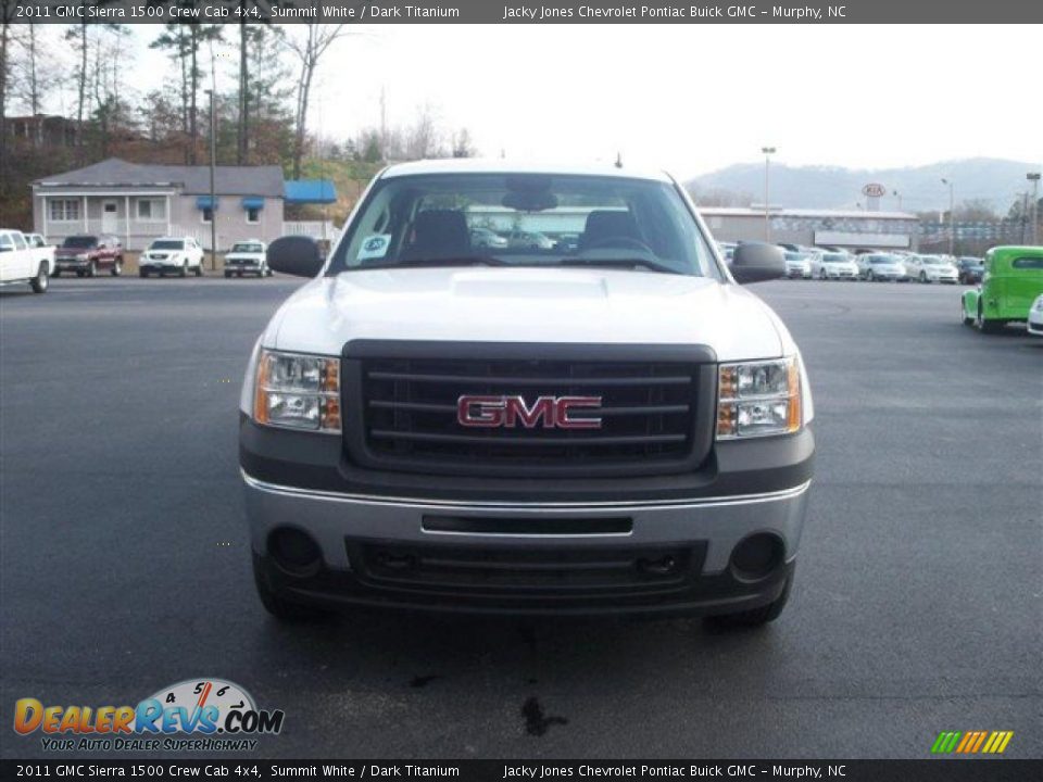 2011 GMC Sierra 1500 Crew Cab 4x4 Summit White / Dark Titanium Photo #3