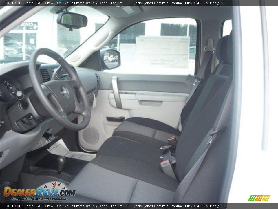 2011 GMC Sierra 1500 Crew Cab 4x4 Summit White / Dark Titanium Photo #9