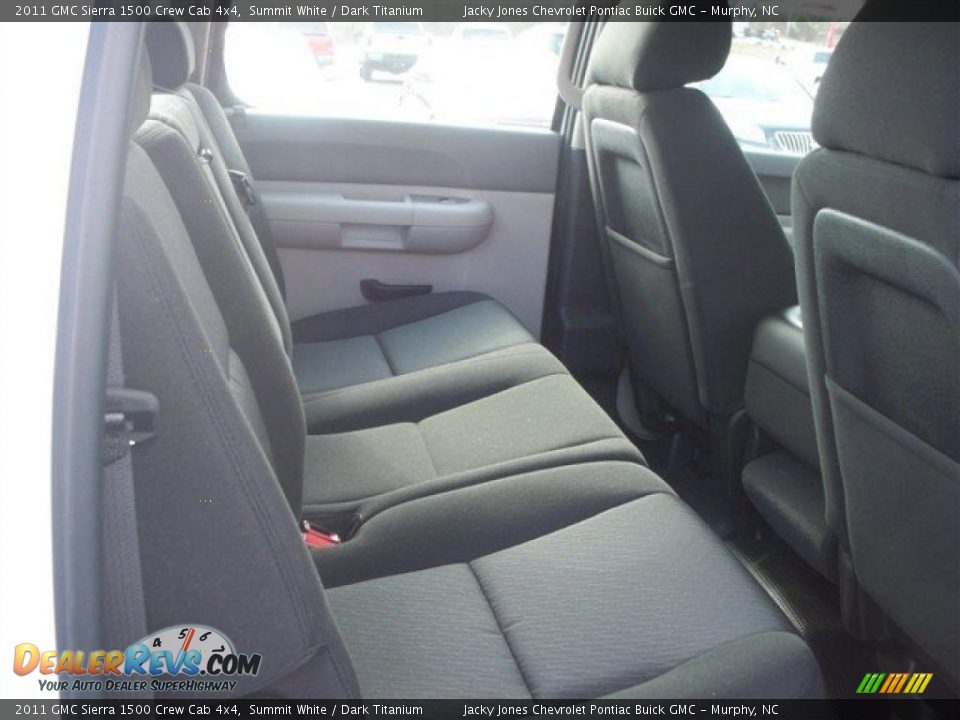 2011 GMC Sierra 1500 Crew Cab 4x4 Summit White / Dark Titanium Photo #14
