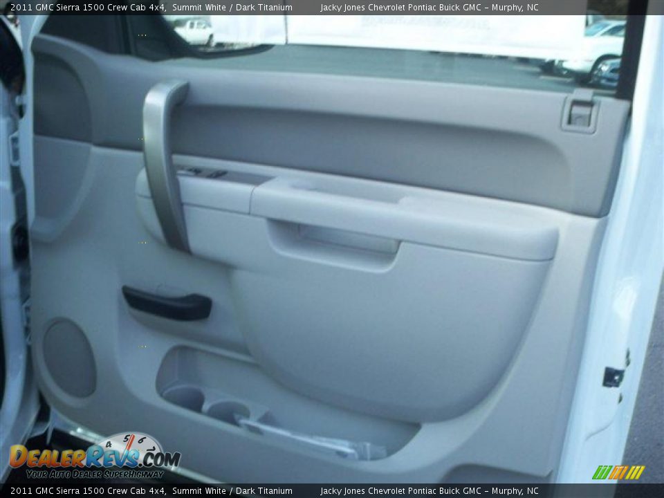 2011 GMC Sierra 1500 Crew Cab 4x4 Summit White / Dark Titanium Photo #15