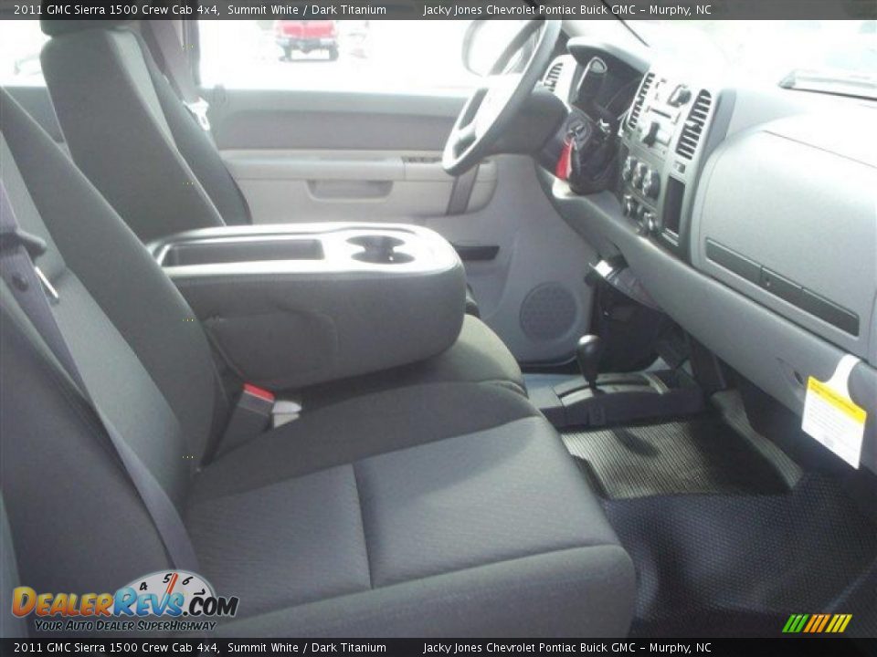 2011 GMC Sierra 1500 Crew Cab 4x4 Summit White / Dark Titanium Photo #16