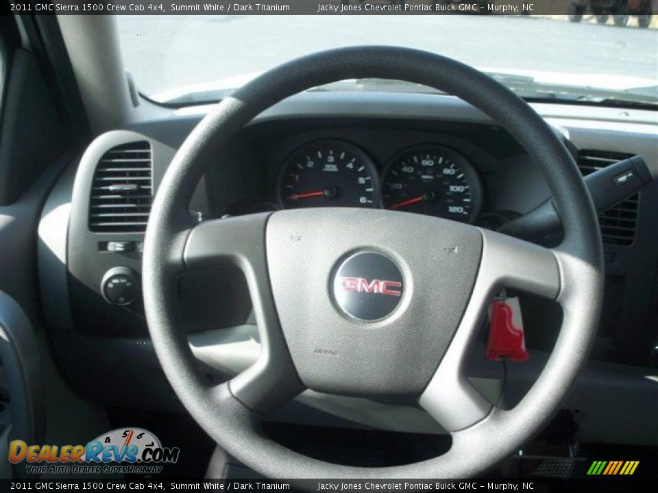 2011 GMC Sierra 1500 Crew Cab 4x4 Summit White / Dark Titanium Photo #18
