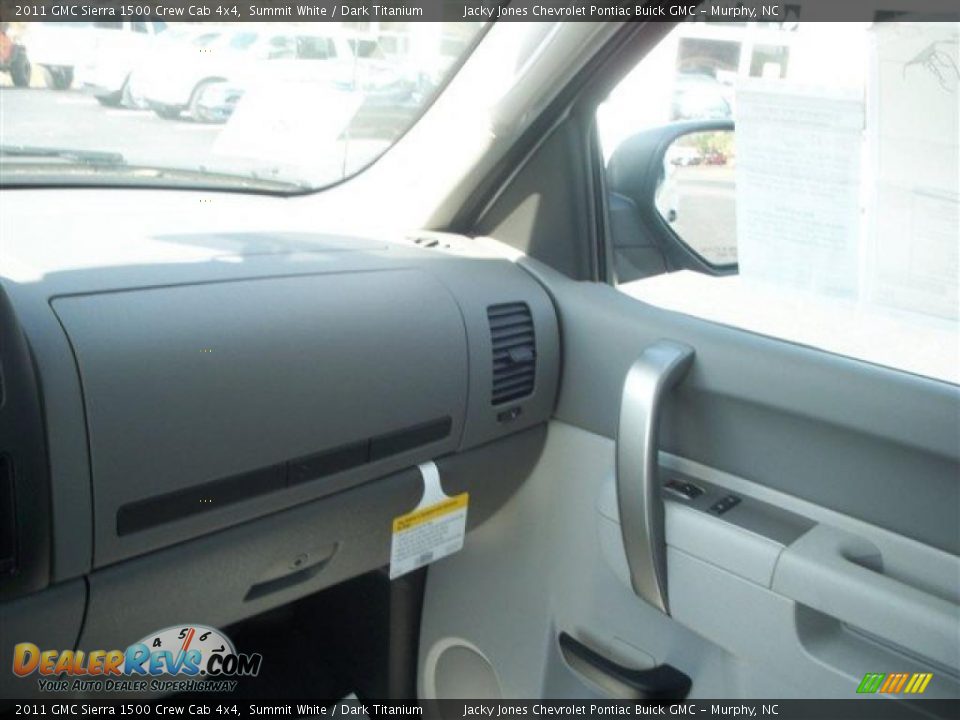 2011 GMC Sierra 1500 Crew Cab 4x4 Summit White / Dark Titanium Photo #20