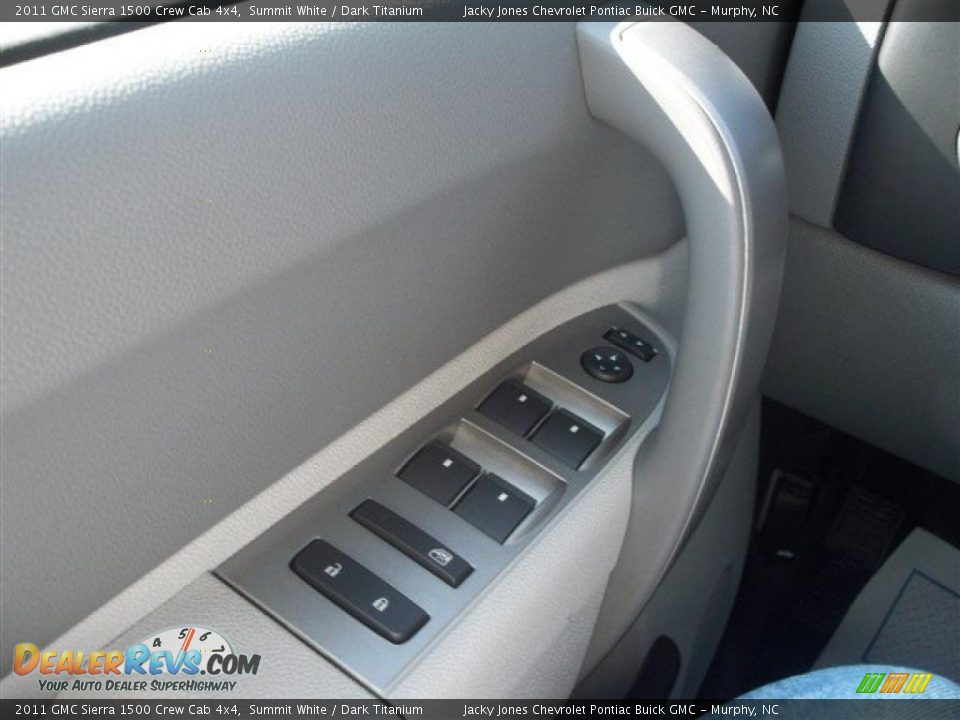 2011 GMC Sierra 1500 Crew Cab 4x4 Summit White / Dark Titanium Photo #21