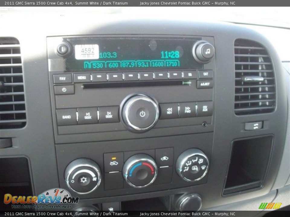 2011 GMC Sierra 1500 Crew Cab 4x4 Summit White / Dark Titanium Photo #22