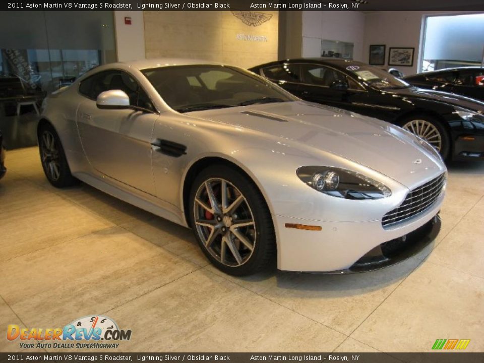 Lightning Silver 2011 Aston Martin V8 Vantage S Roadster Photo #1