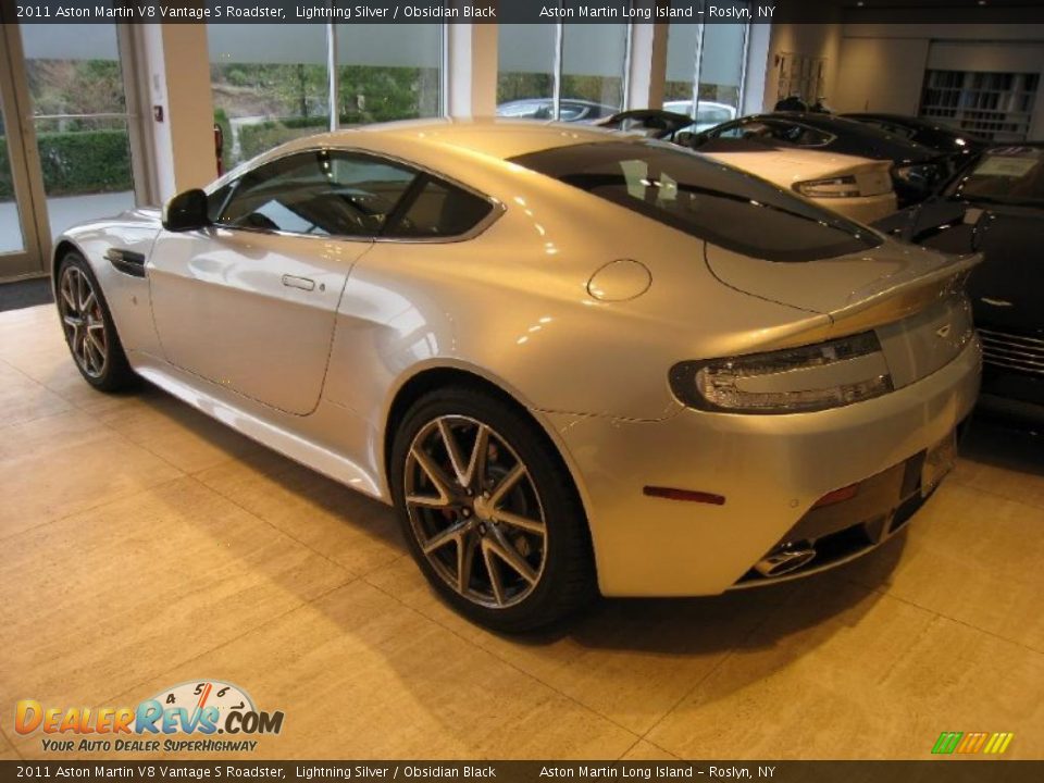 Lightning Silver 2011 Aston Martin V8 Vantage S Roadster Photo #4