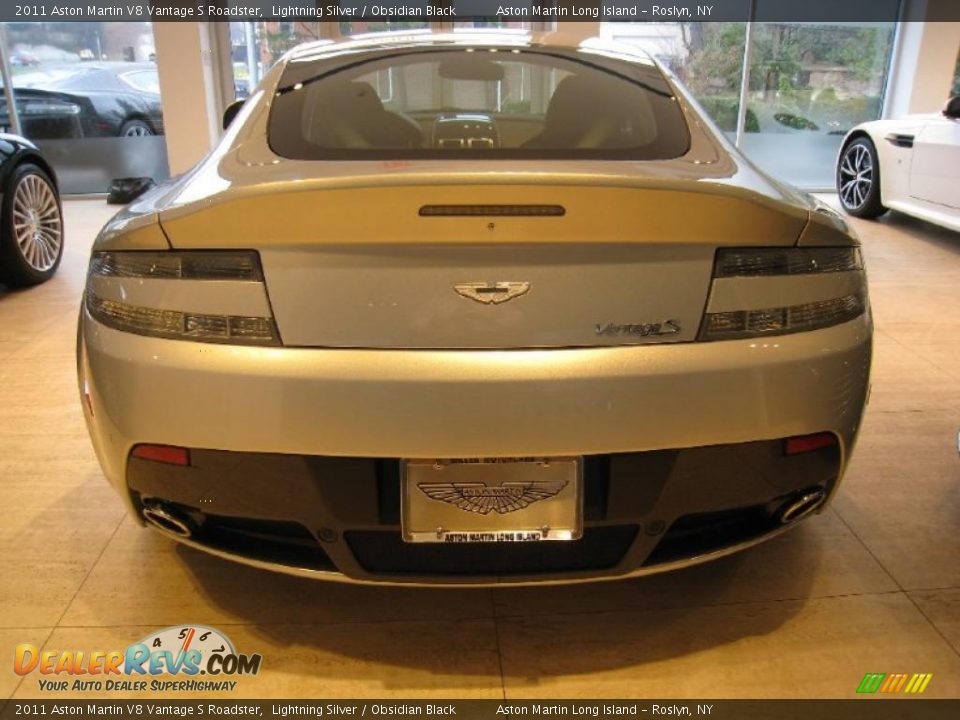 Lightning Silver 2011 Aston Martin V8 Vantage S Roadster Photo #5