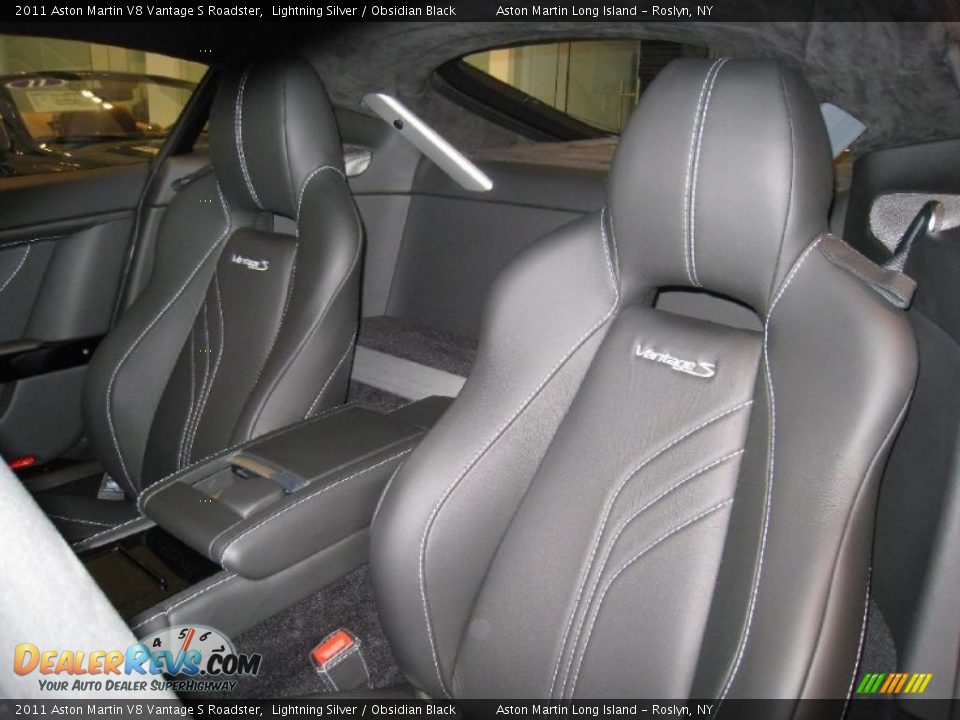 Obsidian Black Interior - 2011 Aston Martin V8 Vantage S Roadster Photo #12