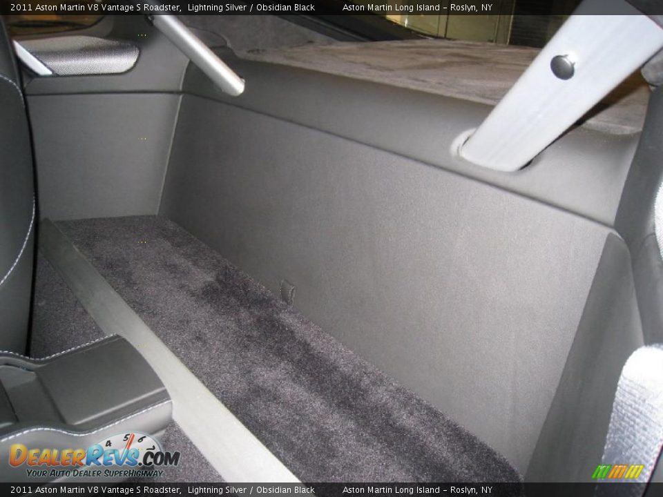Obsidian Black Interior - 2011 Aston Martin V8 Vantage S Roadster Photo #13